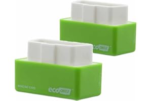 ZUICC Car Fuel Saver, Fuel Saver Devices, Plug and Drive Eco OBD2 Performance Benzine Tuning Box Chip, Economy Fuel Saver for Gasoline Cars Trucks (2PCS)