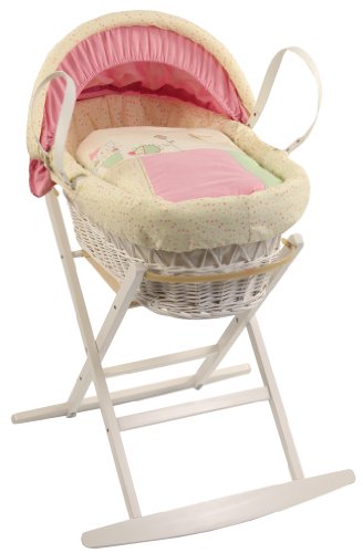 Dormouse Prickles and Whiskers Wicker Moses Basket