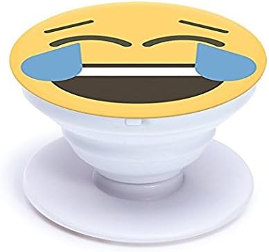 QueenDer Cell Phone Holder, Personality Emoji Stand Pop Expanding Grip for Fashion Smartphones Accessories and Tablets (smile)