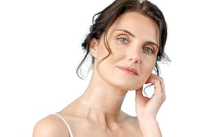 ‎BLUMBODY Hals Antifalten Pads - Anti-Aging Feuchtigkeitsspendende Straffende Haut-Safe Silikon Hautpflege Schönheit Patches - über Nacht wiederverwendbar Feine Linie Prävention & Lift Colleté (2-mo Supply)