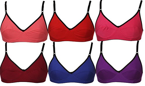 Asmi Creation cotton bra Flexi Fit Pure Cotton Teenage wirefree Bra RS.499 (67.00% Off) - Amazon