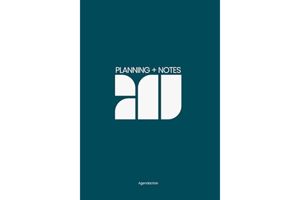 Agenda journalier non daté, Bullet journal | Vision, buts et objectifs, Planning semestre, mensuel, hebdomadaire et journalier, To do list et priorités, Suivi financier, Mindset et routines