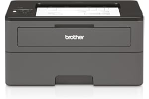 Brother HL-L2375DW Kompakter S/W-Laserdrucker (34 Seiten., A4, echte 1.200x1.200 dpi, Duplexdruck, 250 Blatt Papierkassette, 