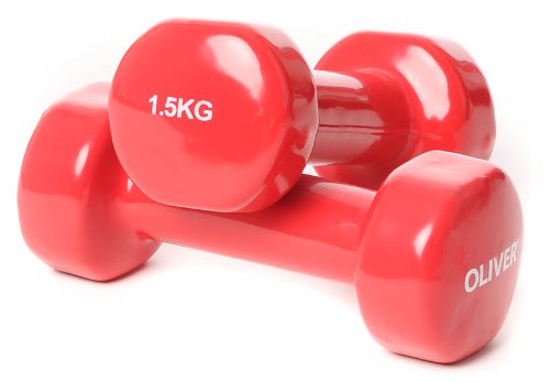 OLIVER Vinyl Hantel Hanteln Paare Kurzhanteln 0,5 bis 3,0 kg - 2