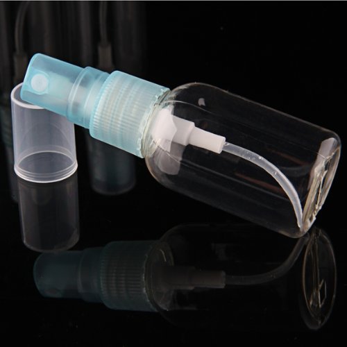 SODIAL (R) 10 x 30ml Blau Clear Kunststoff Make-up Wasser-Spray-Zerstaeuber-Flaschen-Container Pump - 4