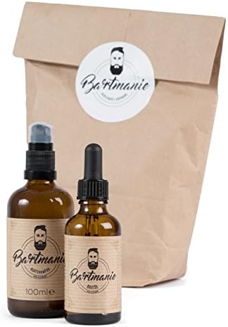 Deluxe Bartmanie Beard Care Kit, Gift Care Kit for Men