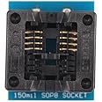 KEERTAN KALP 1Pcs SOIC8 SOP8 to DIP8 EZ Plug Adapter for Programmer Converter DIY 150mil PCB Board