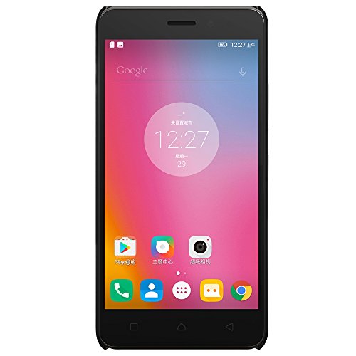 COVO   Alta Tenacidad Frosted PC Funda Carcasa Case Cover Caso con Pantalla Protector para Lenovo K6 Power  Negro 