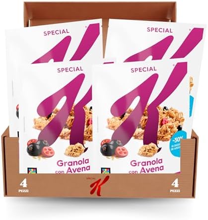 Special K Granola Mixed Berries, 320g (Confezione da 4)