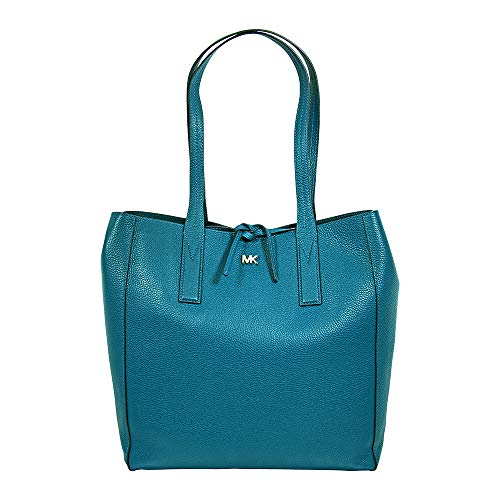 Preisvergleich Produktbild Michael Kors Junie Large Leather Tote - Luxe Teal