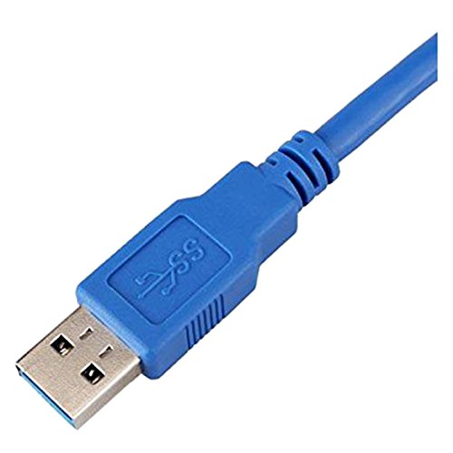 USB 3.0 Kabel – TOOGOO(R)50 cm USB 3.0 Typ A Superspeed Anschlusskabel Kabel Stecker A zu Stecker A Verlaengerungskabel fuer Daten blau - 4