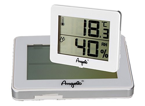 Angelo Digitales Hygro-Thermometer weiss inkl. Lifestyle-Ambiente Tastingbogen