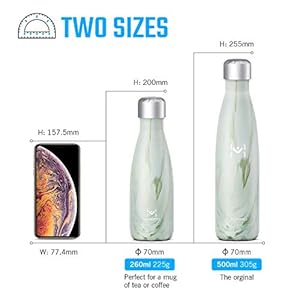 Kmt Style Borraccia Termica 500ml In Acciaio Inox Termos Caldo Fred Bottiglia Acqua Tazze E Bicchieri Kmt Style 8435674897113