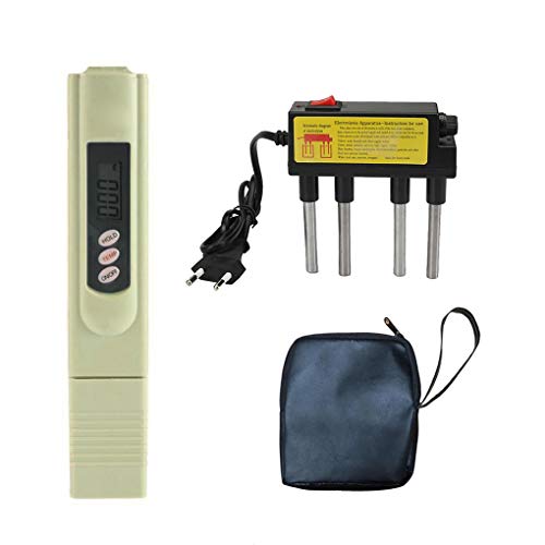 Medidor de TDS TDS del agua Electrolyzer Prueba de electrólisis Digital Pen filtro de calidad del agua Pureza Nivel probador de enchufe de la UE Regard