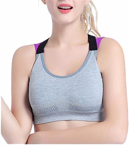 Yall Women'S Sports Bra Breathable Shock Bra,S,Gray