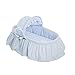 Cambrass Basket with Frills and Hood Une (47 x 84 cm, Classic Blue)