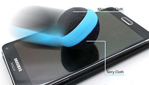 3-Pack Limpia-Pantallas para su iPad  Port  til  Ordenador de mesa  MacBook y su M  vil  Una alternativa ecol  gica a los pa  os limpia-pantallas   blue 
