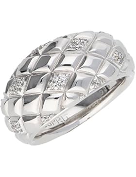 Esprit Damen Fingerring 925 Silber Silber Lattice Glam ESRG91949A