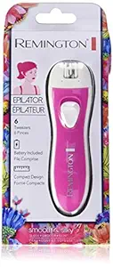 Remington Smooth and Silky Battery Operated Facial Tweezer System, Purple EP1050CDN