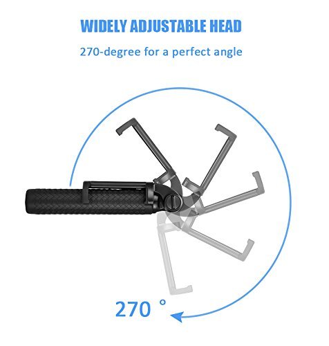 Selfie Stick,Foneso Selfie-Stangen Ausfahrbar Kabelgebunden fÃ¼r Smartphones