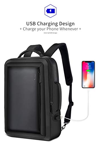 Preisvergleich Produktbild BRKJDP Beste Professionelle Männer Business Rucksack Reisen Wasserdicht Eisern Schlank Laptop Rucksack Schule Tasche Büro Männer Rucksack Tasche Leder