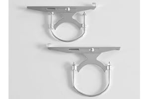 LE AMAZZONI STORE Accessori per termosiforni e caloriferi reggimensole vernice rosette pannello termoriflettente (2pz reggimensola per caloriferi tubolari)