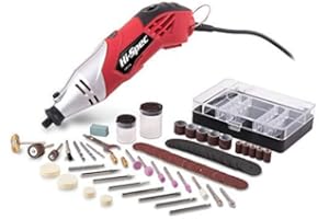 Hi-Spec Outil Rotatif Multifonction 170W avec 121 Accessoires Compatibles Dremel - 8000-35 000 tr/min pour Découpe, Perçage, Gravure, Meulage, Polissage, Ponçage et Bricolage