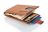 ✅ PLATZSPARENDES DESIGN - Das slim Wallet mit Geldklammer ist sehr schlank gehalten. Das Portmonaise für Herren mit Geldclip passt somit als Ersatz für das gewöhnliche Herrenportemonnaie platzsparend in jede Hosentasche