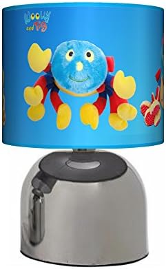 WOOLY AND TIG - BEDSIDE TOUCH LAMP - BOYS / GIRLS BEDROOM LIGHT / LAMP SHADE. MAINS OPERATED (UK PLUG)