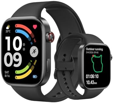 XIAOMI Redmi Watch 6, Smartwatch Uomo Donna, Activity Tracker AMOLED 2.07'' con Monitoraggio di Frequenza Cardiaca, 150+ modalità sportive, Autonomia 24 giorno, 5ATM, GPS, Android&iOS, Nero