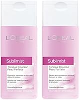 L'Or&eacute;al Paris Sublimist Tonique pour Peau Parfaite/S&egrave;che/Sensible 200 ml - Lot de 2