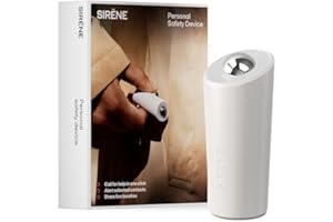 OOONO SIRÈNE - Intelligenter Taschenalarm [MIT APP LIVE-STANDORT] - Persönlicher Alarm für Frauen, Männer & Kinder - Durch Knopfdruck Kontakte im Notfall alarmieren - Sicherheit & Hilfe für Unterwegs
