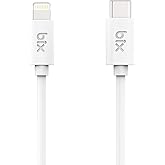 Bix BX-IP02UC Type-C to Lightning Data ve Şarj Kablosu Beyaz 1 Metre