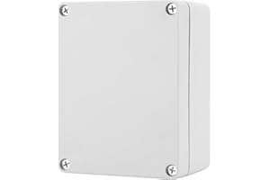 FAFEICY IP65 Junction Box ABS Electrical Project Box Enclosure Case for Indoor and Outdoor Electrical Communications Fire Fighting Equipment(115 * 90 * 55mm)