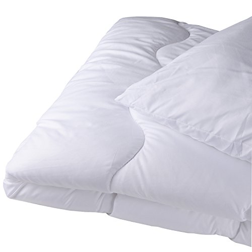 Premium Steppbett Steppbettdecke 135 x 200 cm im Set mit Kopfkissen 80 x80 cm für Allergiker geeignet - 6