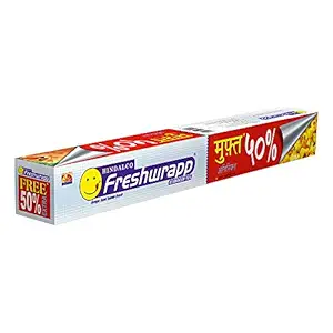 HINDALCO Freshwrapp Aluminium Foil, 33g+17g