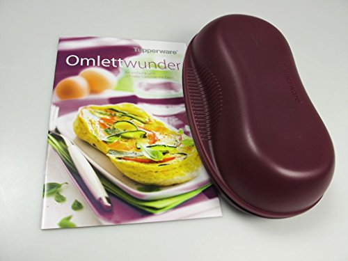 TUPPERWARE Mikrowelle Omelett-Meister lila Omlettwunder Eier Mikro mit Rezept - 3