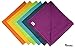divata Coloured Mini Muslin Squares / Washcloths 38x38 cm - Pack of 6