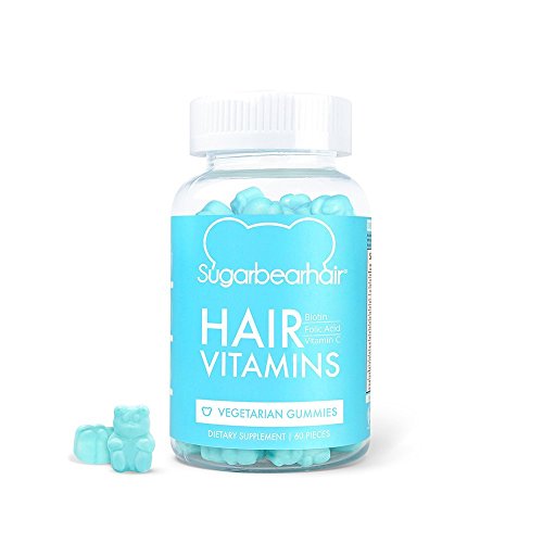 Preisvergleich Produktbild Sugarbearhair Haarvitamine, vegetarische Kaugummis mit Beerengeschmack, 60 Stück