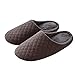 Japanese Men's Winter Warm & Cozy Indoor Shoes House Slipper, Brown