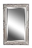 wandspiegel silber barock 120x60cm Der Spiegel kann wahlweise horizontal oder vertikal montiert werden.