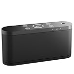 DOSS BoomBox Wireless Bluetooth V4.0 Speaker with 12W High-Definition Sound Quality & Superior bass,Sensitive touch,12 Hours playtime,Handsfree[Black]