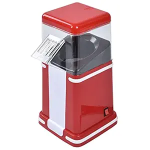 Electric Popcorn Maker, Fast Heat up Stirring Popcorn Machine, 33 Ounce 1200 Watt Hot Air Popcorn Popper Machine, Great for Home Party and Gift, No Oil Healthy Snack for Kids Adults(EU)