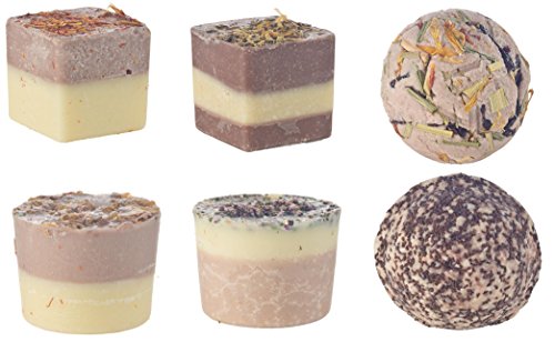 Badepralinen edles 6er Set, handgemacht und vegan, natürliche Inhaltsstoffe, Made in Österreich - 2