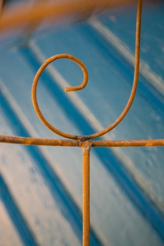 Rankgerüst Höhe 200cm Rost Obelisk Rosenhilfe Rankhilfe - 5