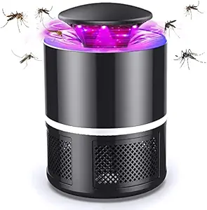 HEMOVIA International Eco Friendly Electronic Mosquito Killer Machine Lamp,Theory Screen Protector Mosquito Killer Funko POPr Car lamp for Home USB Powered Pest-Stop PestStop (Purple) (Black)