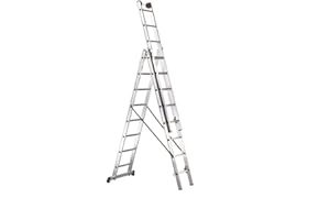 Svelt - Escalera Mixta Aluminio 3X10 Peldaños Hasta 7,20 Mt E310