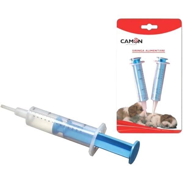 10 Pezzi Siringhe Per Alimentazione Animali 10ml Con Punta Curva - Per Cuccioli, Gattini E Piccoli Animali Domestici