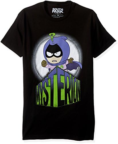 South Park Men's 90's Throwback Short Sleeve T-Shirt, Black, Large
