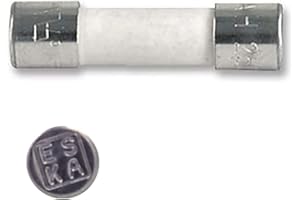 ESKA 10 Fusibili temporizzati (T) di ceramica, 10 A, 250 VAC, 5 x 20 mm